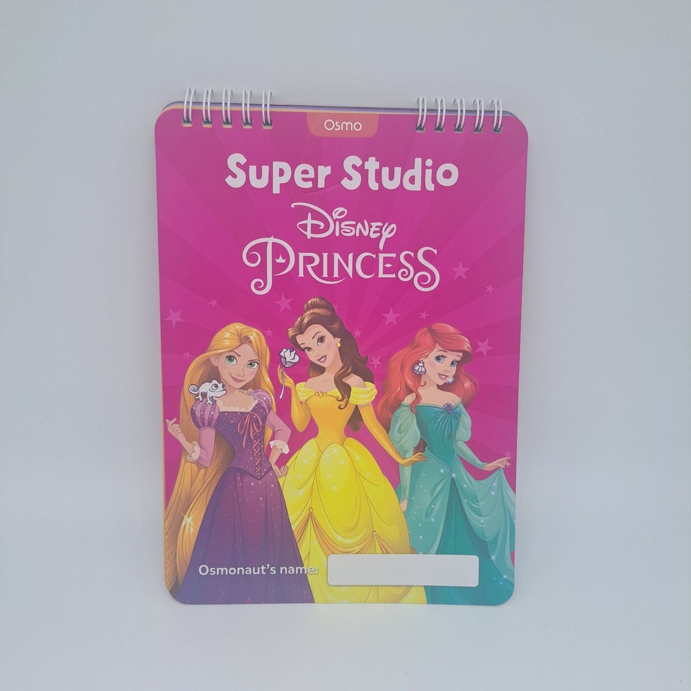 Osmo Super Studio Disney Princess Drawing Sketch‎ Pad Spiral Bound Pink Girlcore